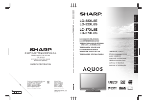 Mode d’emploi Sharp AQUOS LC-32XL8E Téléviseur LCD