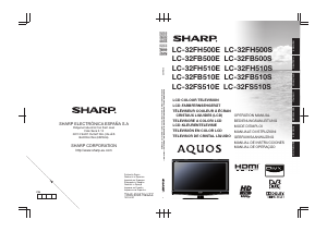Mode d’emploi Sharp AQUOS LC-32FB500S Téléviseur LCD
