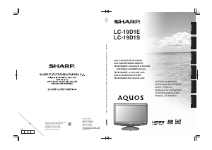 Mode d’emploi Sharp AQUOS LC-19D1S Téléviseur LCD