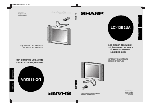 Manual Sharp LC-13B2UA LCD Television