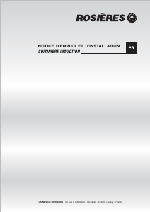 Mode d’emploi Rosières RCI 6498 Cuisinière