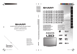 Mode d’emploi Sharp AQUOS LC-46LX814E Téléviseur LCD
