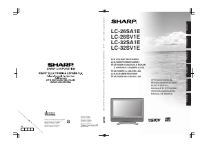 Mode d’emploi Sharp LC-26SV1E Téléviseur LCD