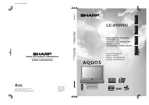 Mode d’emploi Sharp AQUOS LC-37HV6U Téléviseur LCD