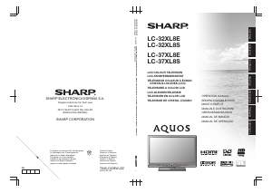 Mode d’emploi Sharp AQUOS LC-37XL8E Téléviseur LCD