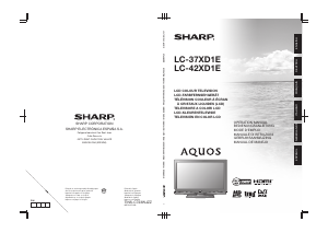 Mode d’emploi Sharp AQUOS LC-42XD1E Téléviseur LCD