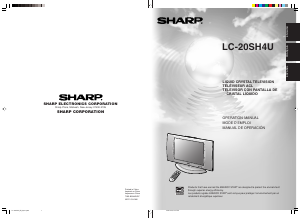 Mode d’emploi Sharp LC-20SH4U Téléviseur LCD