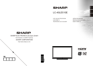 Bedienungsanleitung Sharp LC-40LE510E LCD fernseher