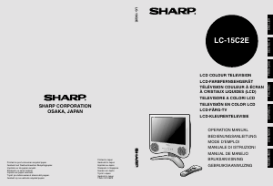 Handleiding Sharp LC-15C2E LCD televisie