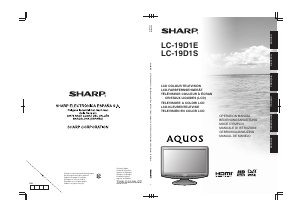 Mode d’emploi Sharp AQUOS LC-19D1E Téléviseur LCD