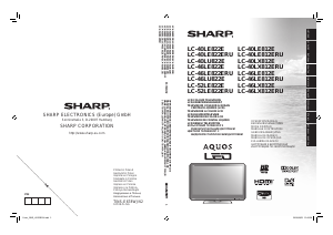 Mode d’emploi Sharp LC-40LX812E Téléviseur LCD