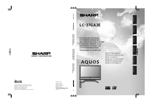 Mode d’emploi Sharp AQUOS LC-37GA3E Téléviseur LCD