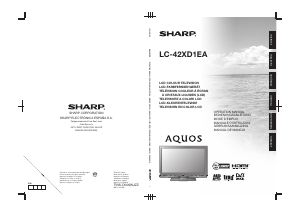 Mode d’emploi Sharp AQUOS LC-42XD1EA Téléviseur LCD