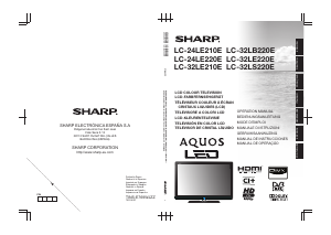 Mode d’emploi Sharp AQUOS LC-32LE210E Téléviseur LCD