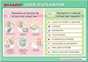 Mode d’emploi Sharp MX-M363N Imprimante multifonction