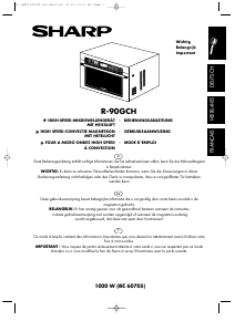 Mode d’emploi Sharp R-90GCH Micro-onde