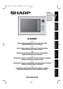 Mode d’emploi Sharp R-82FBST Micro-onde