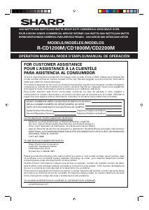 Handleiding Sharp R-CD1200M Magnetron