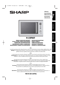 Manual de uso Sharp R-32FBST Microondas