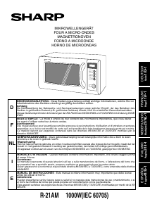 Mode d’emploi Sharp R-21AM Micro-onde