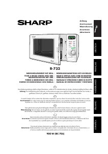 Mode d’emploi Sharp R-732 Micro-onde