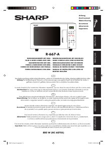 Manual Sharp R-667-A Micro-onda