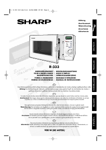 Mode d’emploi Sharp R-333 Micro-onde