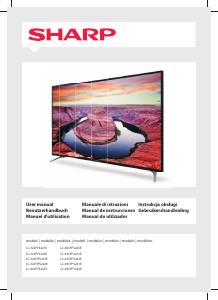 Manuale Sharp LC-40CFF5222E LED televisore