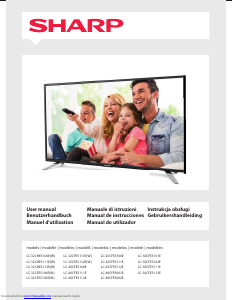 Bedienungsanleitung Sharp LC-49CFE5002E LED fernseher