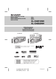 Manual Sharp XL-DAB10NH Stereo-set