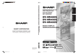 Mode d’emploi Sharp DV-HR450S Lecteur DVD