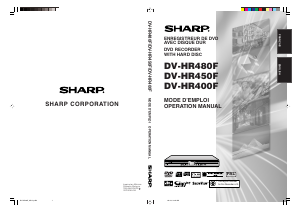 Mode d’emploi Sharp DV-HR480F Lecteur DVD