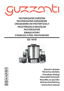 Manual Guzzanti GZ 181D Preserving Cooker