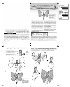 Mode d’emploi Mattel Y6372 Barbie Mariposa Doll