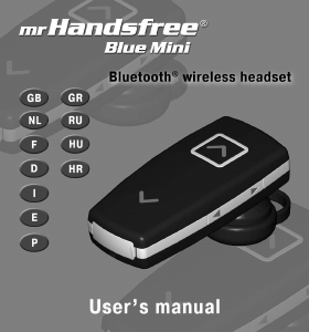 Manual Mr.Handsfree Blue Mini Headset