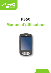 Mode d’emploi Mio P550 Organiseur