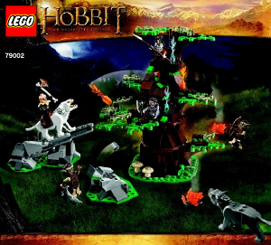 Brugsanvisning Lego set 79002 The Hobbit Warg'erne angriber