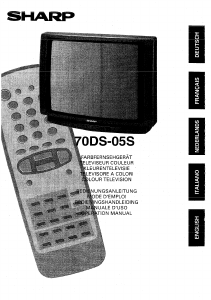 Mode d’emploi Sharp 70DS-05S Téléviseur