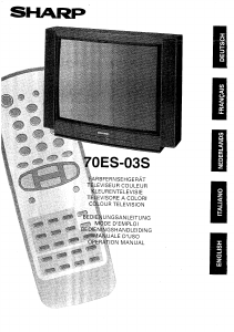 Mode d’emploi Sharp 70ES-03S Téléviseur