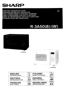 Mode d’emploi Sharp R-3A50B Micro-onde