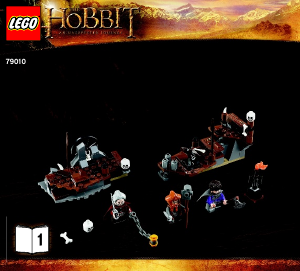 Bruksanvisning Lego set 79010 The Hobbit Striden mot orkenes konge