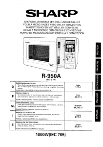 Mode d’emploi Sharp R-950A Micro-onde