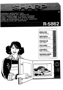 Manual Sharp R-5862 Microwave