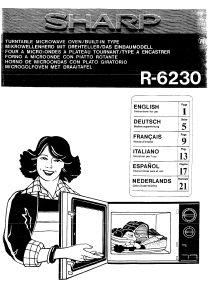 Manuale Sharp R-6230 Microonde