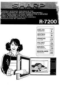 Handleiding Sharp R-7200 Magnetron