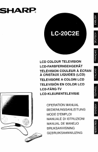 Mode d’emploi Sharp LC-20C2E Téléviseur LCD