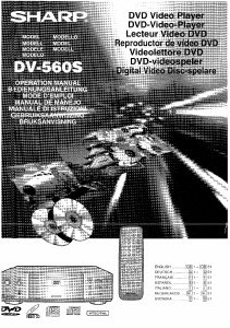 Mode d’emploi Sharp DV-560S Lecteur DVD