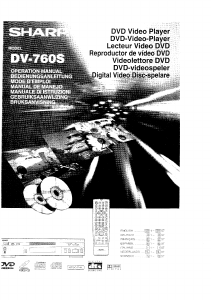 Mode d’emploi Sharp DV-760S Lecteur DVD