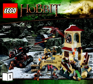 Bruksanvisning Lego set 79017 The Hobbit Femhärarslaget