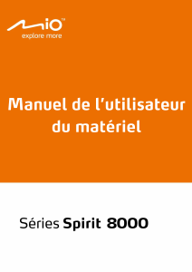 Mode d’emploi Mio Spirit 8500 LM Système de navigation